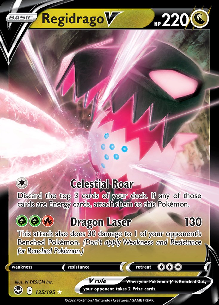 Regidrago V - Silver Tempest (Ultra Rare) [SIT-135] Hoofdafbeelding