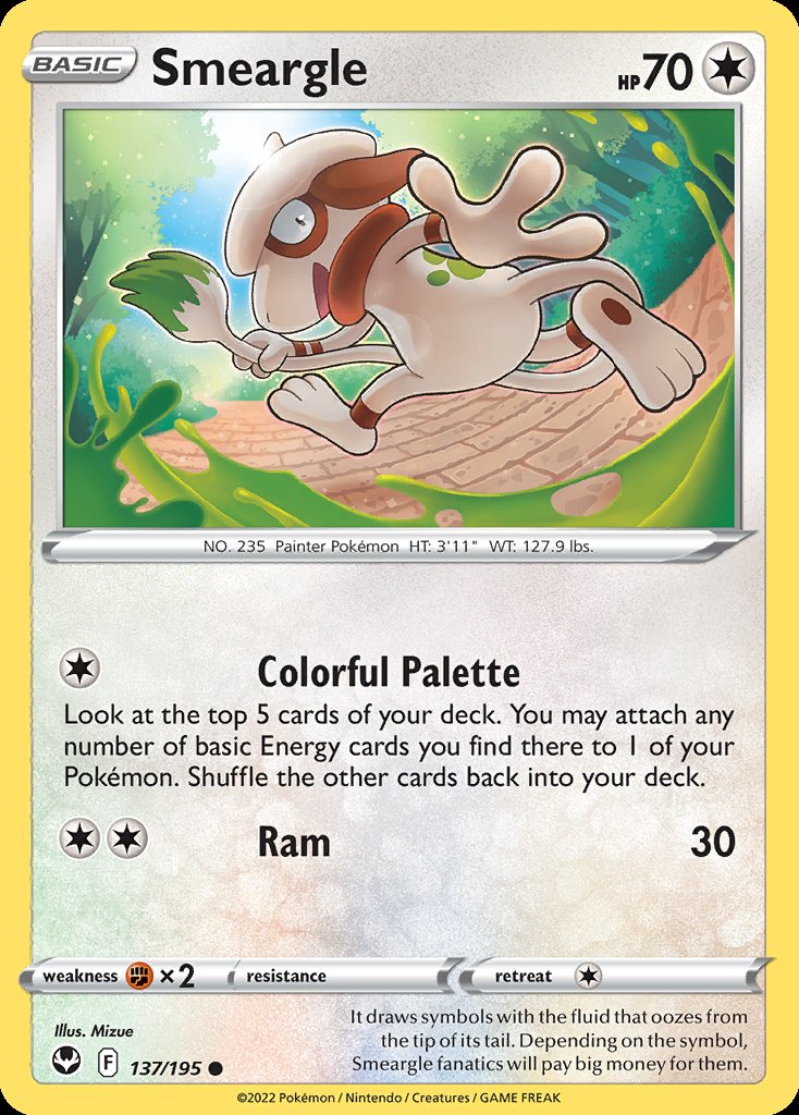 Smeargle - Silver Tempest (Common) [SIT-137] Imagen principal del producto