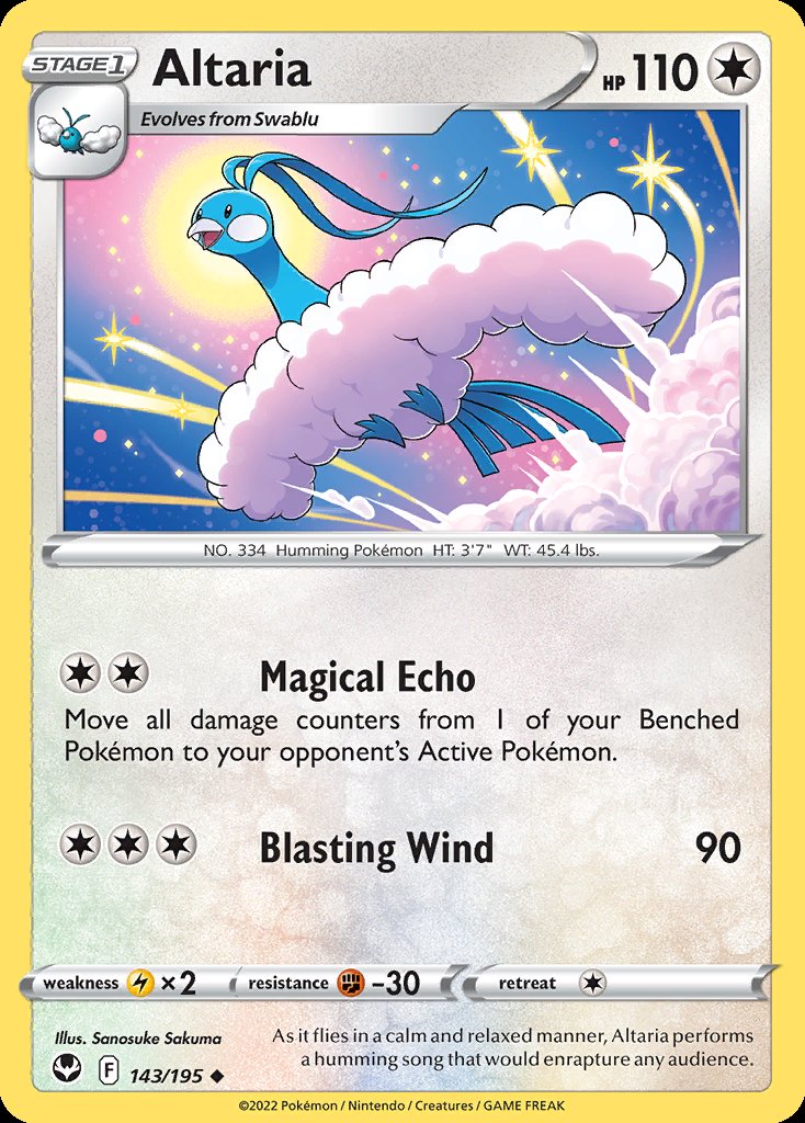 Altaria - Silver Tempest (Uncommon) [SIT-143] Hauptbild