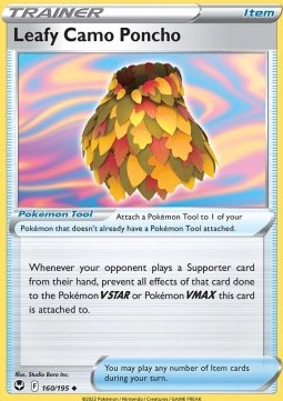 Leafy Camo Poncho - Silver Tempest (Uncommon) [SIT-160]