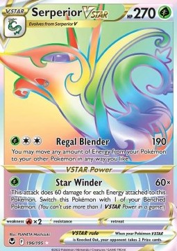 Serperior VSTAR - Silver Tempest (Secret Rare) [SIT-196]