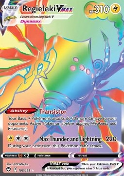 Regieleki VMAX - Silver Tempest (Secret Rare) [SIT-198] Imagen principal del producto