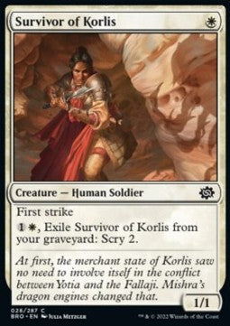 Survivor of Korlis - The Brothers' War (Common) [BRO-28] Imagen principal del producto
