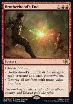 Brotherhood's End - The Brothers' War (Rare) [BRO-128] Main image
