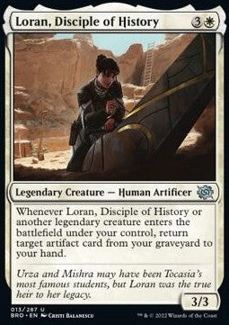 Loran, Disciple of History - The Brothers' War (Uncommon) [BRO-13] Hover Image