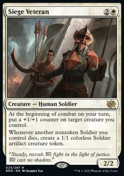 Siege Veteran - The Brothers' War (Rare) [BRO-25] Hover Image
