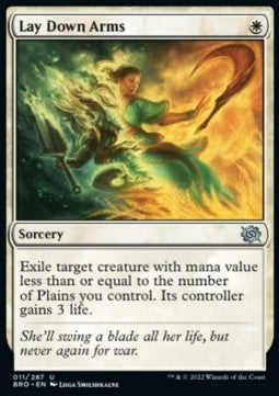 Lay Down Arms - The Brothers' War (Uncommon) [BRO-11] Hover Image