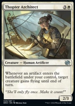Thopter Architect - The Brothers' War (Uncommon) [BRO-29] Hover Image