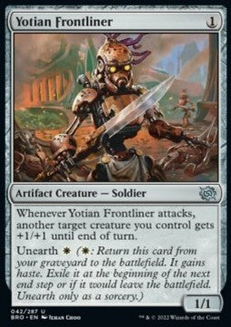 Yotian Frontliner - The Brothers' War (Uncommon) [BRO-42] Hover Image