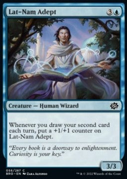 Lat-Nam Adept - The Brothers' War (Common) [BRO-56] Hover Image