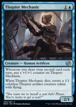 Thopter Mechanic - The Brothers' War (Uncommon) [BRO-68] Hover Image