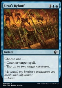 Urza's Rebuff - The Brothers' War (Common) [BRO-71] Hoofdafbeelding