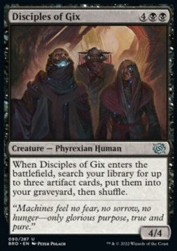 Disciples of Gix - The Brothers' War (Uncommon) [BRO-90] Hover Image