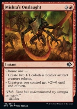 Mishra's Onslaught - The Brothers' War (Common) [BRO-143] Hover Image