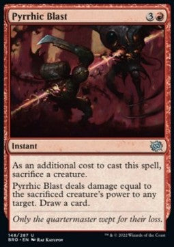 Pyrrhic Blast - The Brothers' War (Uncommon) [BRO-148] Hover Image
