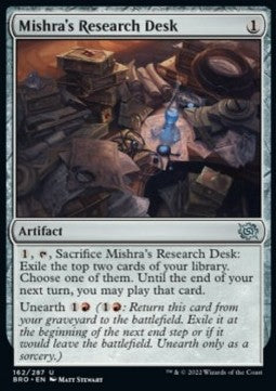 Mishra's Research Desk - The Brothers' War (Uncommon) [BRO-162] Imagen principal del producto