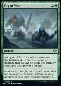 Fog of War - The Brothers' War (Common) [BRO-180] Imagen principal del producto