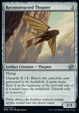 Reconstructed Thopter - The Brothers' War (Uncommon) [BRO-242] Hoofdafbeelding