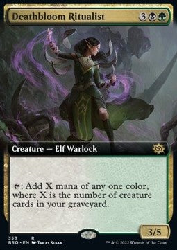 Deathbloom Ritualist - The Brothers' War: Extras (Rare) [XBRO-353] Hover Image