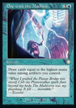 One with the Machine - Commander: The Brothers' War (Rare) [BRC-90] Hover Image