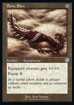 Bone Saw (V.1) - Retro Frame Artifacts (Uncommon) [BRR-7] Hauptbild