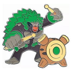 Emaille Pokemon-pin met Rillaboom uit de Crown Zenith Pin Collection Immagine principale del prodotto