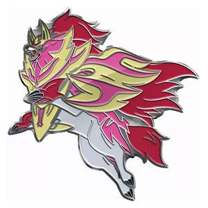 Emaille Pokemon-pin met Shiny Zamazenta uit de Crown Zenith Premium Figure Collection Main image