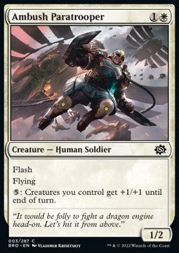 Ambush Paratrooper - The Brothers' War (Common) [BRO-3] Hoofdafbeelding