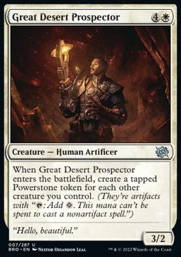 Great Desert Prospector - The Brothers' War (Uncommon) [BRO-7] Immagine principale del prodotto