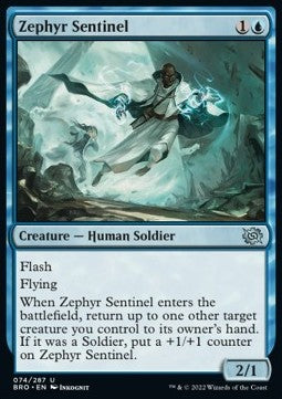 Zephyr Sentinel - The Brothers' War (Uncommon) [BRO-74] Hover Image