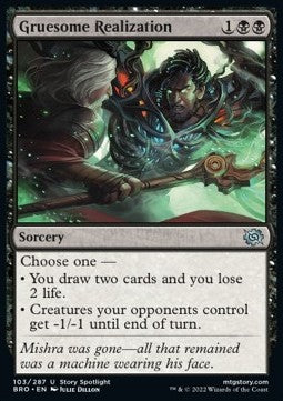 Gruesome Realization - The Brothers' War (Uncommon) [BRO-103] Hover Image