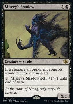 Misery's Shadow - The Brothers' War (Rare) [BRO-107] Immagine principale del prodotto
