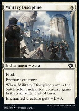 Military Discipline - The Brothers' War (Common) [BRO-17] Imagen principal del producto