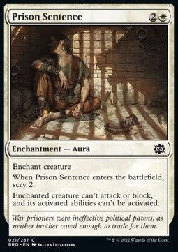 Prison Sentence - The Brothers' War (Common) [BRO-21] Hoofdafbeelding