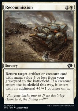 Recommission - The Brothers' War (Common) [BRO-22] Hover Image