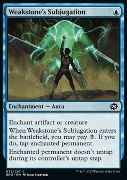 Weakstone's Subjugation - The Brothers' War (Common) [BRO-72] Imagen principal del producto