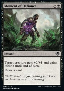 Moment of Defiance - The Brothers' War (Common) [BRO-108] Hover Image