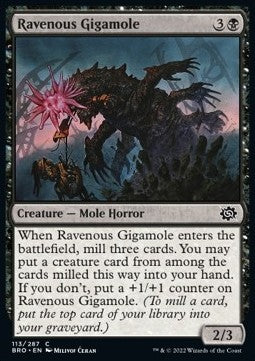 Ravenous Gigamole - The Brothers' War (Common) [BRO-113] Imagen principal del producto