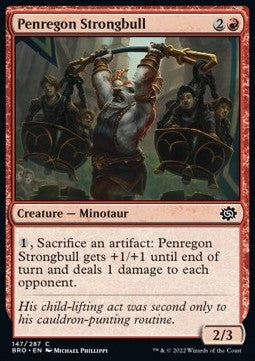 Penregon Strongbull - The Brothers' War (Common) [BRO-147] Imagen principal del producto