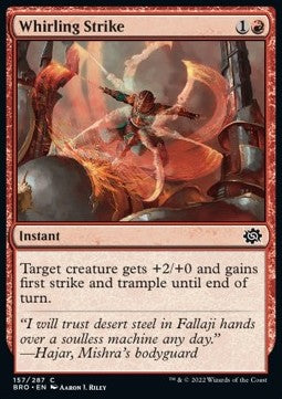 Whirling Strike - The Brothers' War (Common) [BRO-157] Hover Image