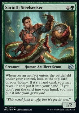 Sarinth Steelseeker - The Brothers' War (Uncommon) [BRO-189] Hover Image