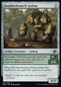 Boulderbranch Golem - The Brothers' War (Common) [BRO-197] Hover Image