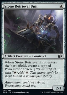 Stone Retrieval Unit - The Brothers' War (Common) [BRO-248] Imagen principal del producto