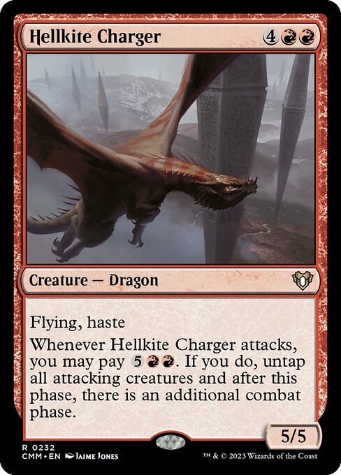 Hellkite Charger – Commander Masters (CMM-232) Magic: The Gathering card
