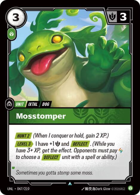 Mosstomper - Unleashed (Uncommon) [UNL-047] — riftbound card Immagine principale del prodotto