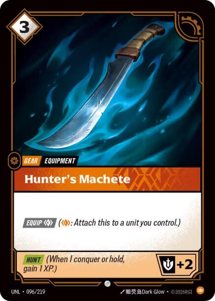 Hunter's Machete - Unleashed (Common) [UNL-096] — riftbound card