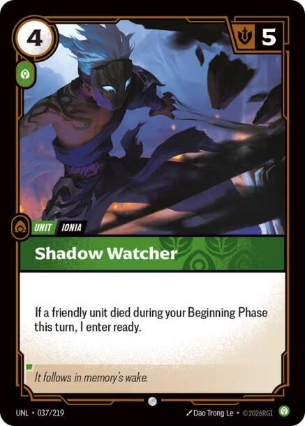 Shadow Watcher - Unleashed (Common) [UNL-037] — riftbound card