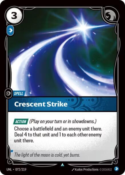 Crescent Strike - Unleashed (Uncommon) [UNL-072] — riftbound card