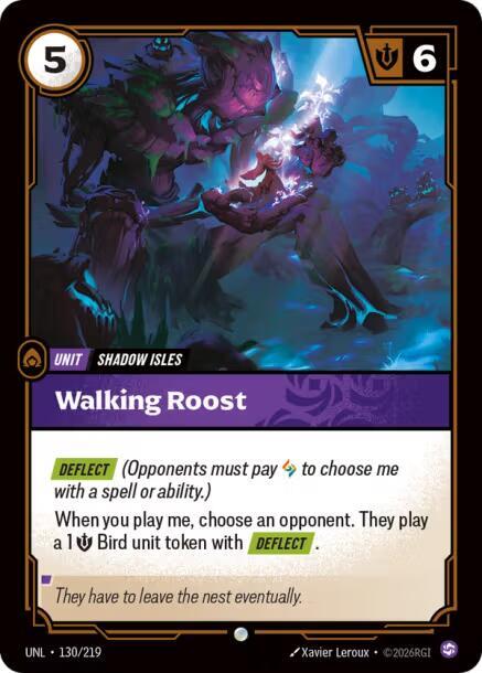 Walking Roost - Unleashed (Common) [UNL-130] — riftbound card