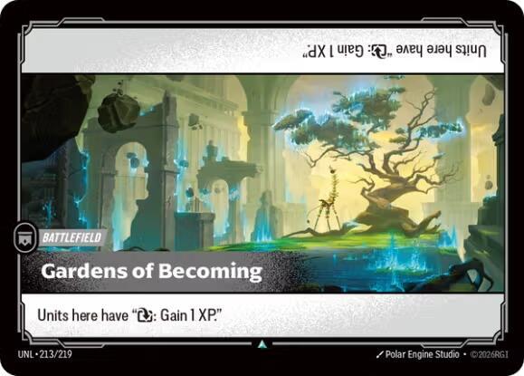 Gardens of Becoming - Unleashed (Uncommon) [UNL-213] — riftbound card Image principale du produit